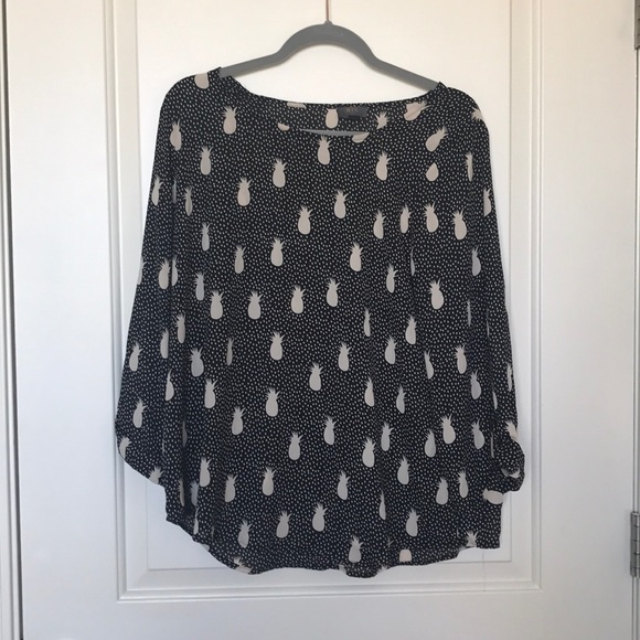 41 Hawthorn Tops - STITCH FIX • MIX by 41 Hawthorn Pineapple Blouse